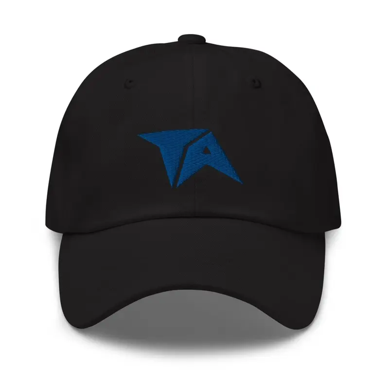 TA Cap -- Black/White and Blue